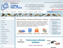 Tablet Screenshot of fishingstore.ru